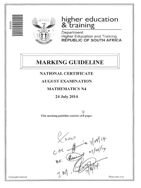 N4 Maths Papers