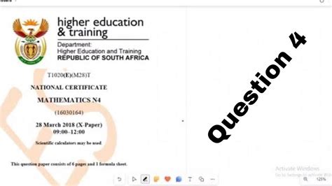 Full Download N4 Mathematics Past Papers 