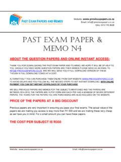 Read N4 Science Question Papers And Memos 