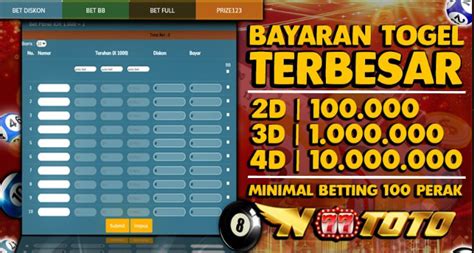 N77TOTO LOGIN - N77TOTO Bandar Togel Terpercaya Mudah Menang