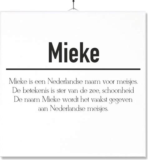 naam mieke