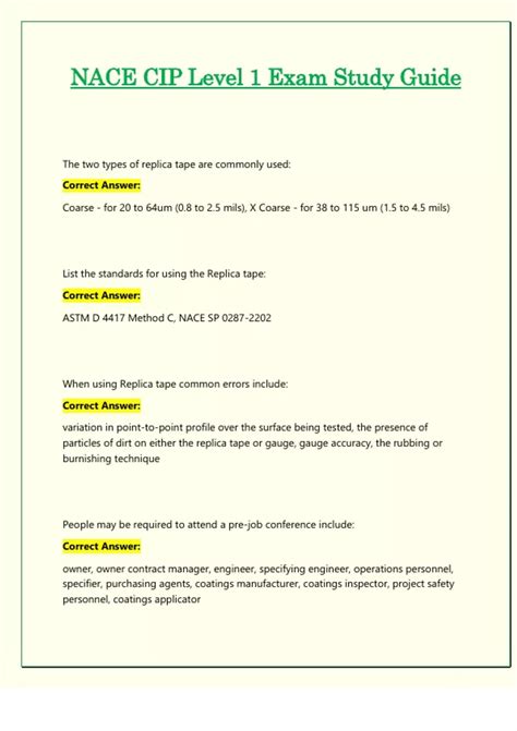 Nace Cip 1 Exam Study Guide Evadan Systems Ltd