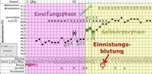 nach einnistung regelschmerzen