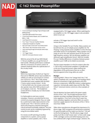 Read Online Nad 162 User Guide 