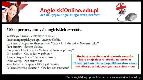 nader po angielsku, przykładowe zdania słownik polsko - angielski