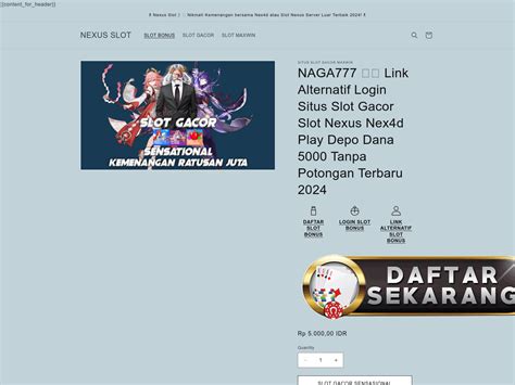 NAGA777 LOGIN - Mega777 - Dapatkan Extra Bonus Deposit Pertama Slot Gacor