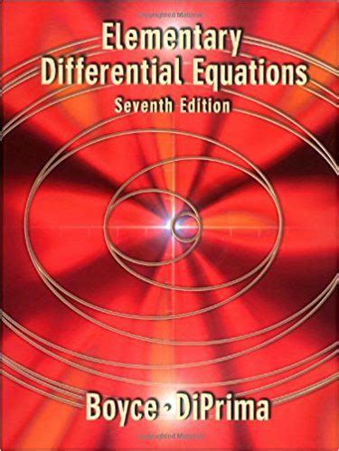 Nagle Elementary Differential Equations Boyce Solutions Manual