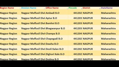 Nagpur Pin Code