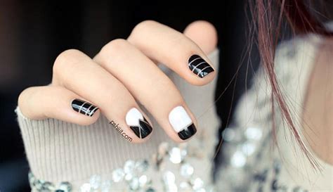 nail art hitam
