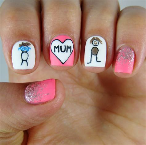 nail designs for mothers day