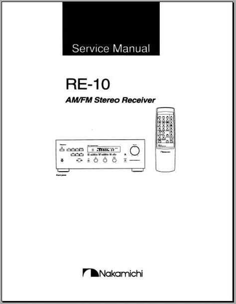 Read Online Nakamichi Re 10 User Guide 