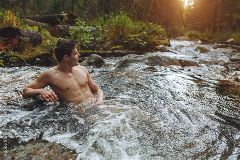 Naked guys in nature