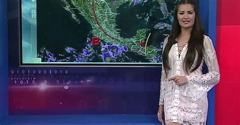 Naked Weather Woman