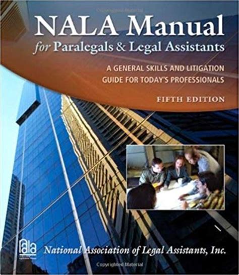 Full Download Nala Manual For Paralegals Fifth Edition 