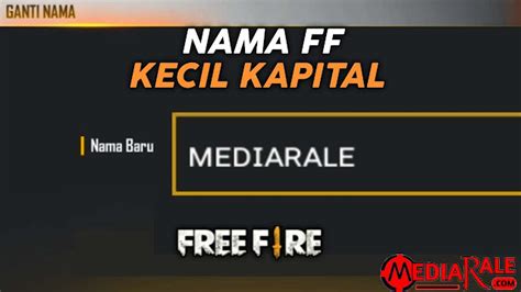 NAMA FF KECIL KAPITAL A Z：Kumpulan nama FF keren dan rumit, auto tambah teman!