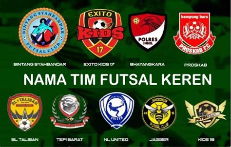 nama tim sepak bola keren indonesia