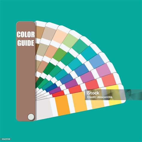 Nama Warna  Panduan Warna Vektor Stok Dengan Nama Warna Palet - Nama Warna