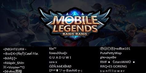 NAMA ML LUCU - 2000+ Nama Squad Mobile Legends Keren dan Artinya