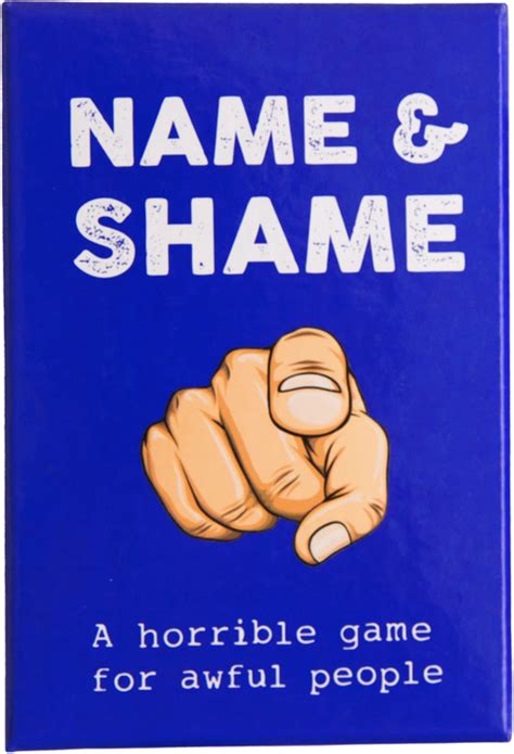 name and shame