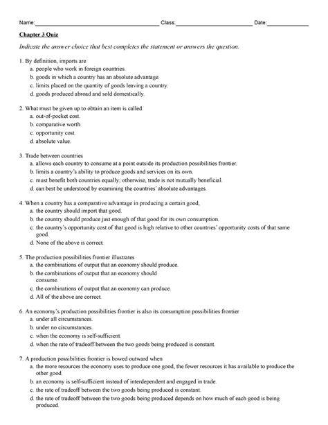 name class date chapter 3 performance task