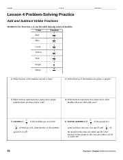 Read Name Date Period Lesson 4 Problem Solving Practice 