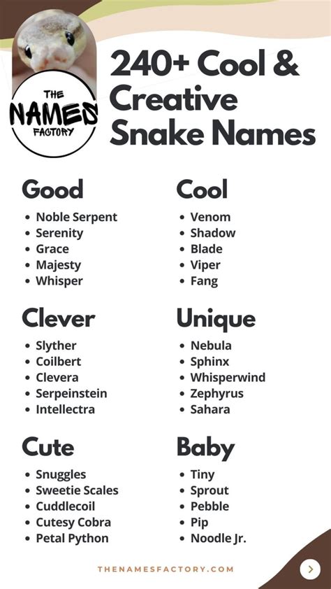 Names That Mean Snake