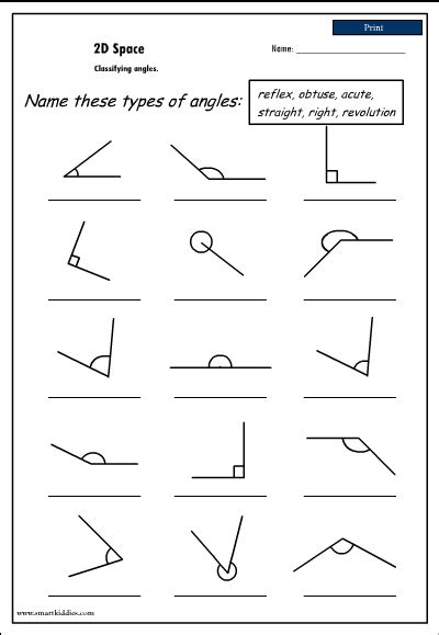 Naming Angles Worksheet Answer Key 8211 Askworksheet Types Of Angles Geometry Worksheet - Types Of Angles Geometry Worksheet