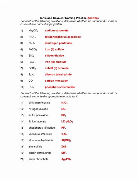 Full Download Naming Molecules Study Guide Answers 