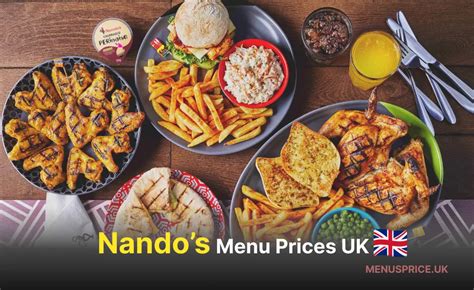 Nandos Menu Uk
