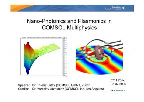Full Download Nano Photonics And Plasmonics In Comsol Multiphysics 