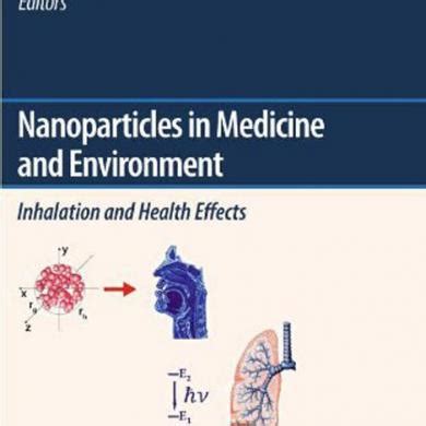 Read Nanoparticles In Medicine And Environment Inhalation And Health Effects 
