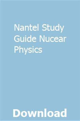 Read Online Nantel Study Guides 