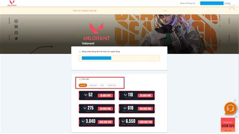nap valorant | 6 cch np tin Valorant nhanh chng