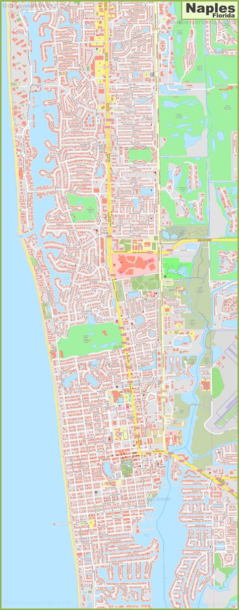 naples florida map
