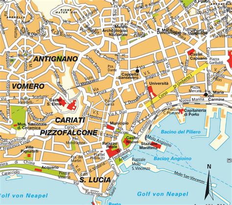 Napoli Italy Map