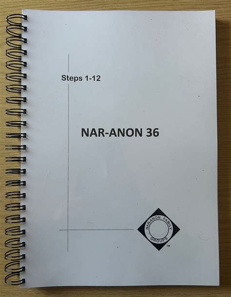 nar anon 12 step workbook