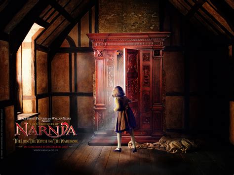Narnia Wardrobe Wallpaper