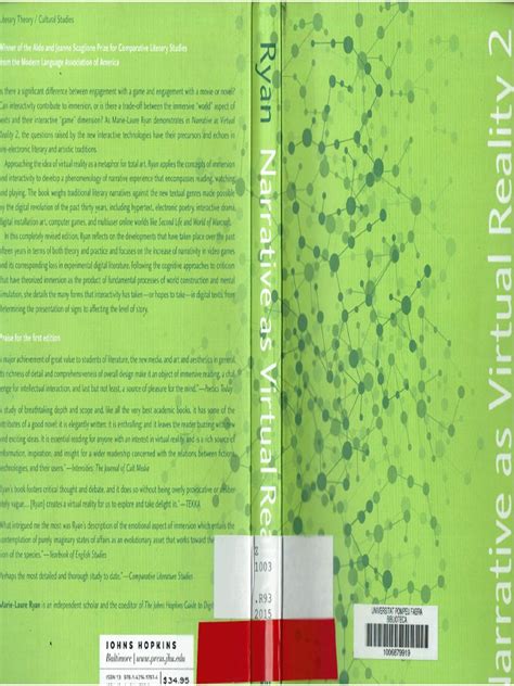 Narrative As Virtual Reality 2 Revisiting Immersion And Interactivity In Literature And Electronic Media Parallax Re Visions Of Culture And Society