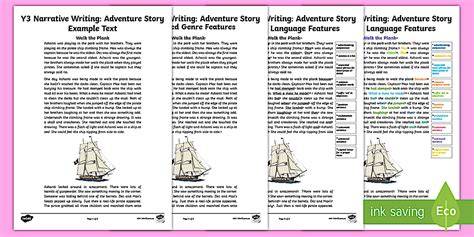 narrative examples year 3