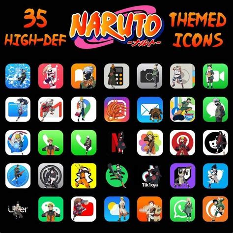 naruto icon pack for android