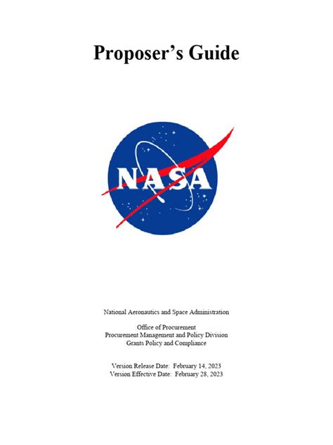 Nasa Grant Guide