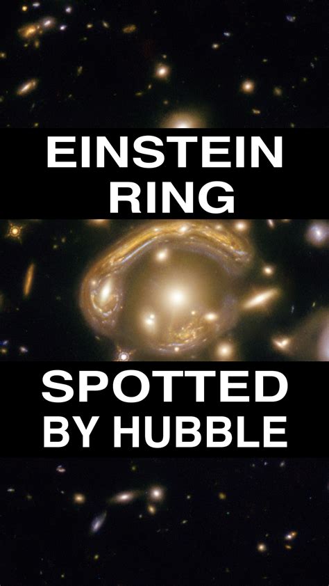 Nasa Svs Hubble Science Einstein Rings Optical Illusions Science Ring - Science Ring