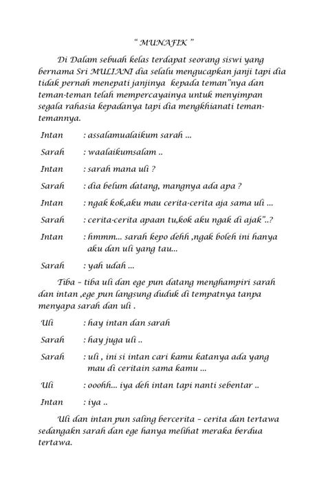 naskah lakon pertama yang menggunakan bahasa indonesia adalah