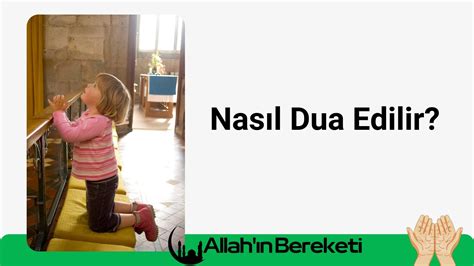 Nasıl Dua Edilir