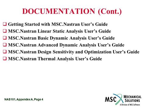 Read Nastran Documentation 