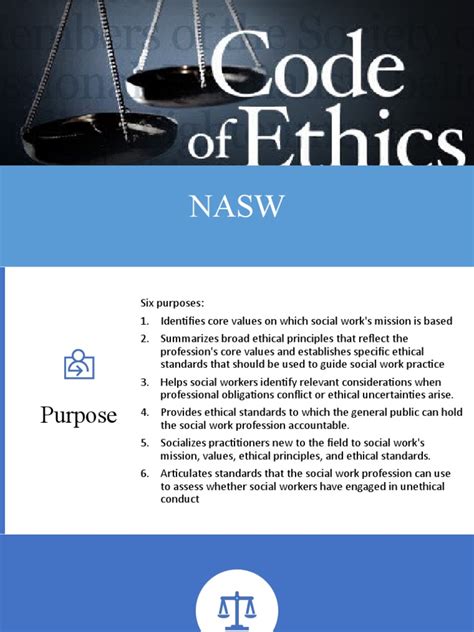 Nasw Code Of Ethics Pdf
