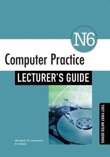 Nated N6 Computer Practice Exams Question Paper