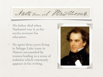 nathaniel hawthorne biography articles