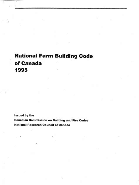 national farm building code of canada
