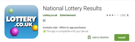 national lottery results checker app